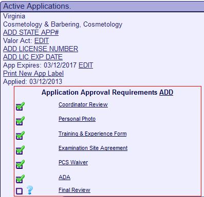 How do I know if my application is approved?