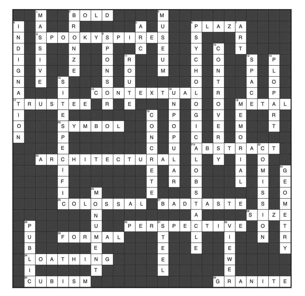 Untitled (crossword series) variable dimensions paper, vinyl appliqués 2006 / 07 Published