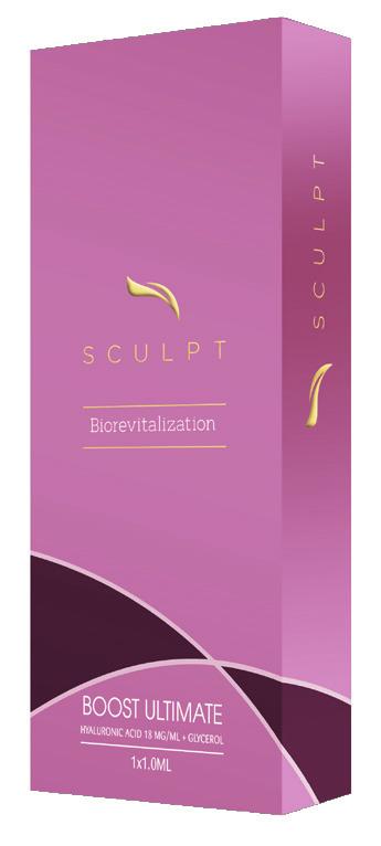 Bio-revitalization SCULPT BOOST ULTIMATE The bio-revitalizant has a prolonged action when used with glycerol.