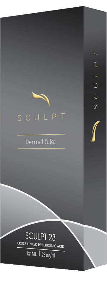 SCULPT 23 This is a sterile, biodegradable, viscoelastic, clear, homogeneous, gel implant for intradermal injections based on hyaluronic acid of non-animal origin.