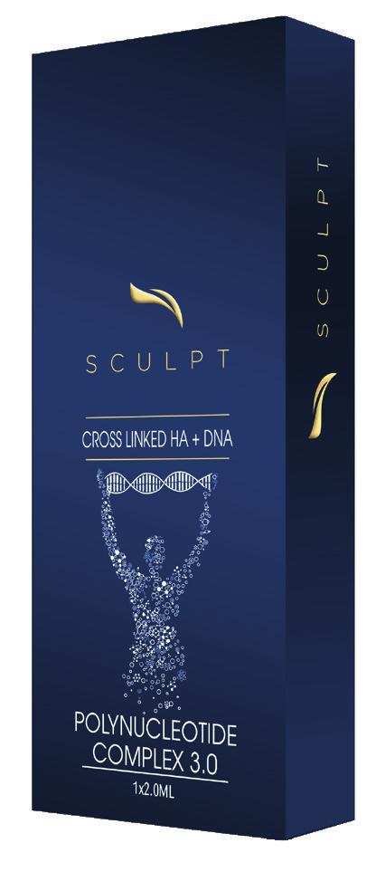 Polynucleotide SCULPT POLYNUCLEOTIDE COMPLEX 3.0 This product is designed for correcting pronounced age related changes in fine-wrinkled type skin.