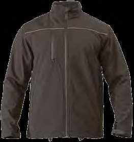 internal fleece face Zippered chest pocket with waterproof zipper Zippered waist pockets with waterproof zippers