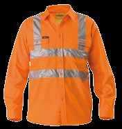 around body 2 chest pockets with button down flaps Left  sleeve cuff 100% Cotton Preshrunk Drill 190gsm XS - 6XL Orange (BVEO) 46 www.