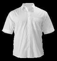POPLIN BUSINESS SHIRT Short Sleeve w/ Pocket BB1601 Single left chest pocket Sleeve cuff with buttoned tab Back pleats for increased shoulder movement 2 piece structured collar 65%