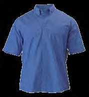 Centre back box pleat for increased shoulder movement 2 piece structured collar with button-down points 65% Polyester/ 35% Cotton Cross-Dyed Poplin 110gsm 37-50cm Blue (BAMO) 97 POPLIN