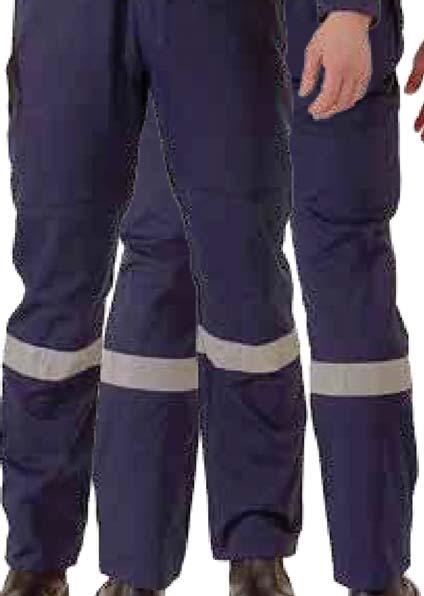 pockets and side openings to body Double layered knees to prevent wear and tear Back utility patch pocket and ruler/ phone