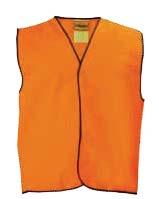 high-visibility protection Vertical  movement Lightweight material 100% Polyester 125gsm S - 6XL Yellow (BF51), Orange (BF61) 58 www.