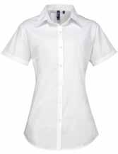 sleeve blouse CODE: PR309 Ladies easy care short sleeve blouse with improved wear and