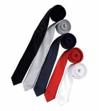 100% Polyester satin weave Size One size SLIM TIE 3 CODE: PR793 Satin weave slim tie.
