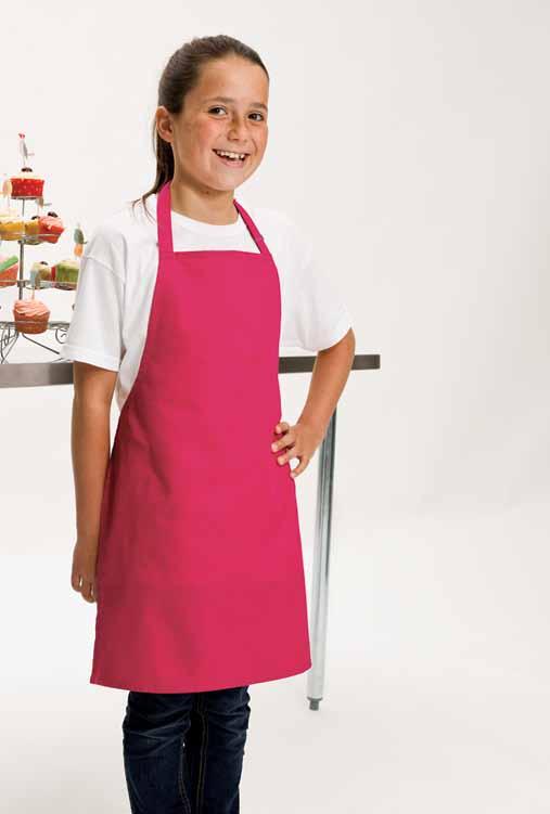 CHILDREN'S BIB APRONS 2 2 Children s bib apron CODE: PR149 Premier s classic bib apron is available in twelve great colours for children.