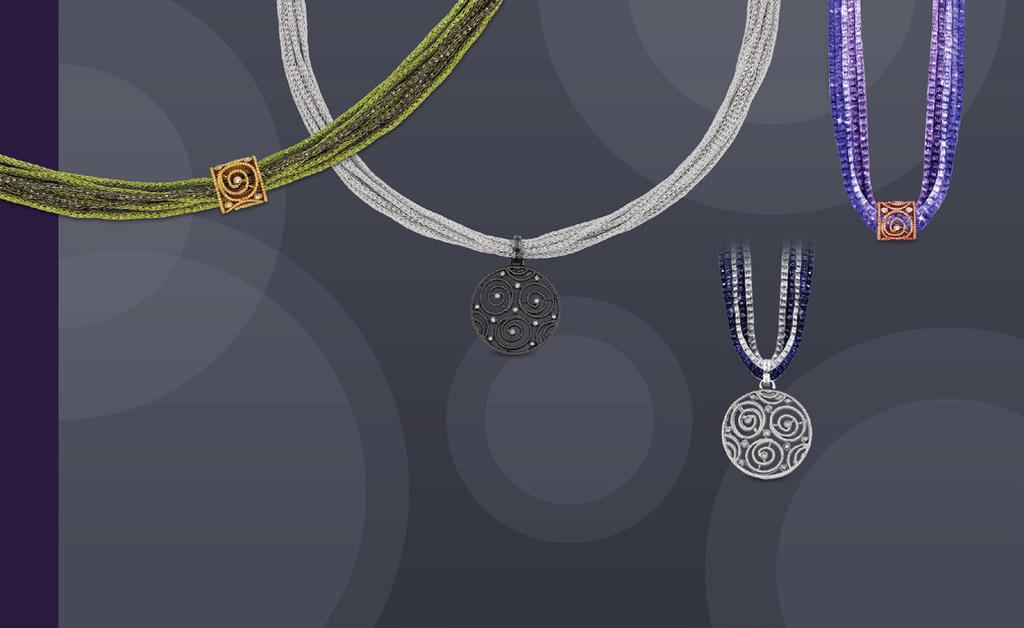 10 It s all about a pendant. Infinity collection pendants add more pizazz to your look. Choose from many different combinations in short, opera length, or maybe somewhere in between.