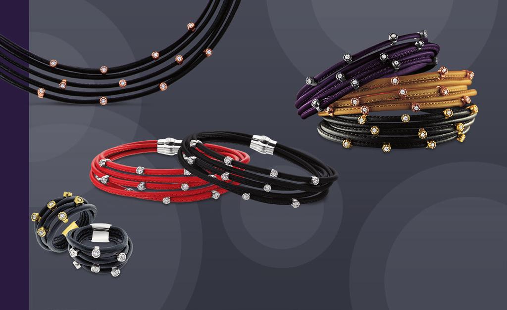 4 Layering leather has never been so fun and easy. Since the leather strand collection plays so well together you don t have to choose just one.