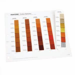 cotton selector This two-book set contains all 1,925 colors divided into groups of seven and mounted onto waterfall-style strips. Each two-ply, chromatically arranged swatch measures 0.75 x 0.875.