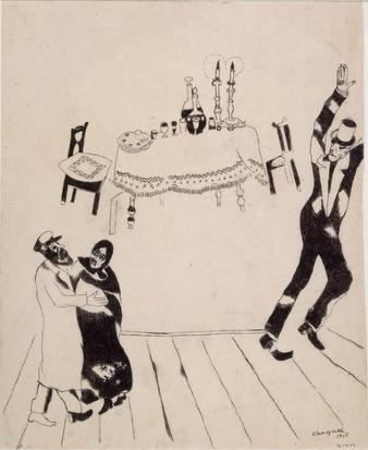 Digital image, The Museum of Modern Art, NewYork/ Scala, Florence The magician (illustration for a short story by Ytzhak Leibusch