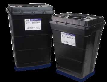 Collectors non-dot Non-DOT Collectors feature a variety of lid designs and sizes and come with a liquid-absorbent material inside the collector for trace waste.* * CDC/NIOSH Alert Publication No.