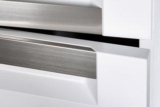 NEW Chrome handles complement any color facades.
