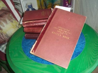 The First 50 Years from the Society s Minute Books By Cheryl Hutchins Rodney Gunner, former Hon Sec has, in the process of moving house, delved into his attic and come up with Minute Books going back