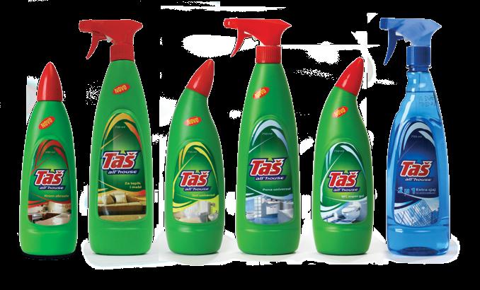 Household cleaning products Liquid and powder cleaning agents, available in a wide palette of products, will clean every corner