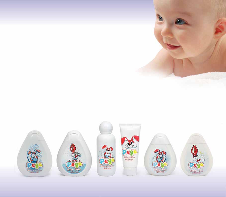Baby care Carefully chosen, natural ingredients for full care of your baby, will make your baby skin gentle, soft and no irritant.