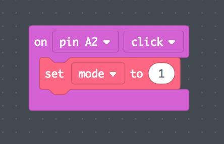 Repeat the steps above to set up pins A3, A6, and A7 to show the other three animation modes when touched. We're almost done!