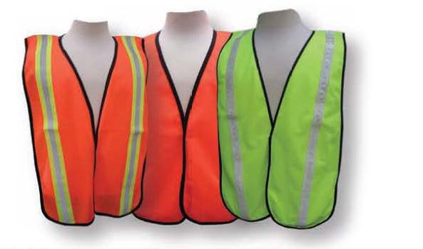 elastic side straps for fitting size 2X/3XL Tight woven vest A1700 ORANGE / A1701 LIME with 2 wide