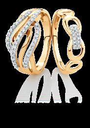 NEW Diamond ring, 10kt gold 399 15133441 u. 0.