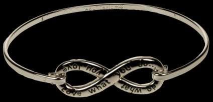 you love 54385 Silver Plated Infinity Bangle.