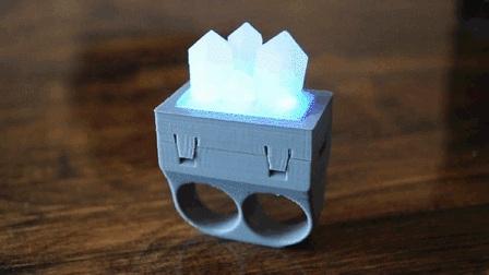 Crystal Glow Knuckles Created by Matthew