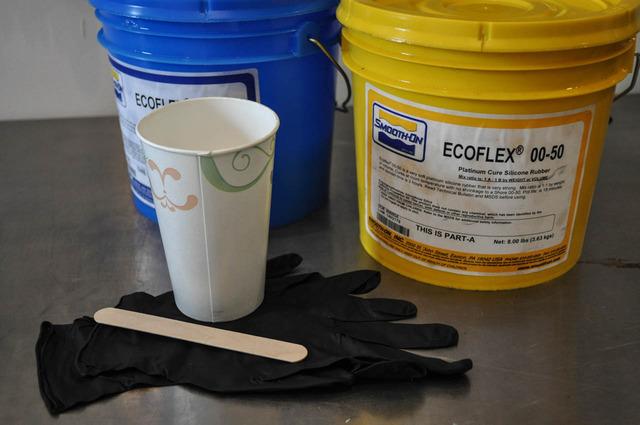 Collect Casting Materials Gather everything you'll need to cast the silicone in one place.
