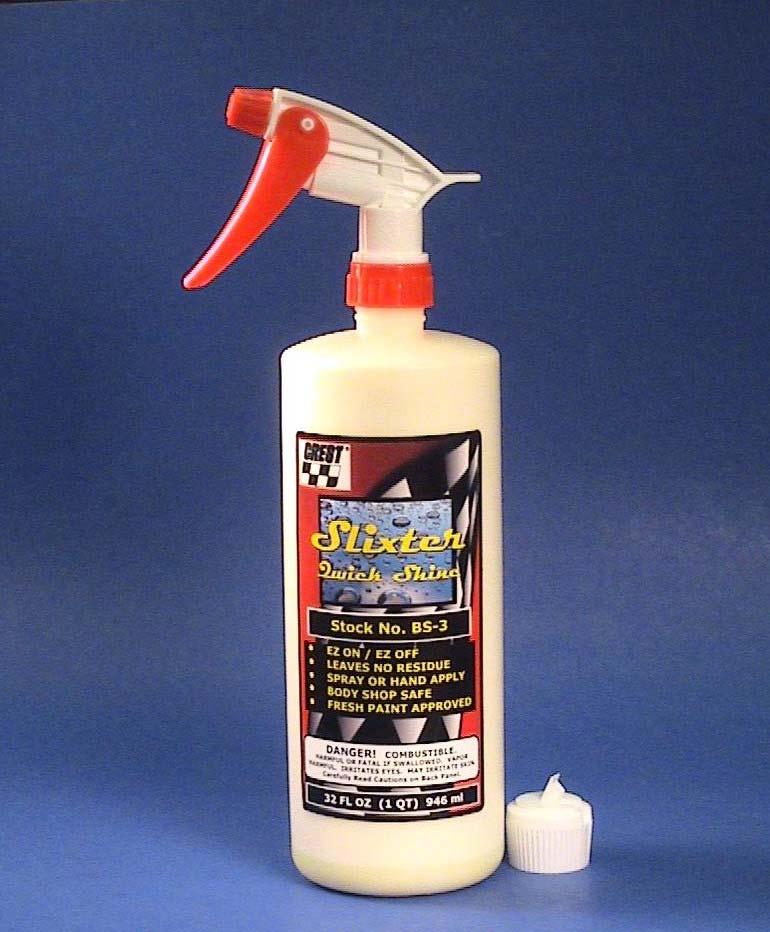 Gloss Enhancer UV Protectant Foam Pad or Hand Apply Body shop safe Fresh paint approved EZ On / EZ Off, Leaves no residue Won t streak or smear Polymer cross linked technology Stock No.