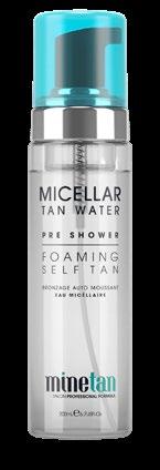 hydrated finish. MineTan now brings the magic of micellar water to the self tanning world.
