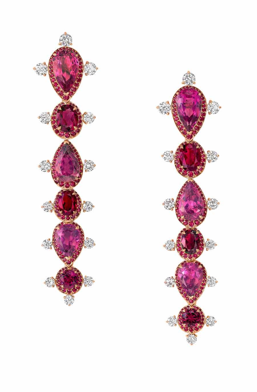 While a celebration of Mozambique s rubies and rubellites, mostly from Gemfields Montepuez ruby mine, this limited edition capsule collection offers