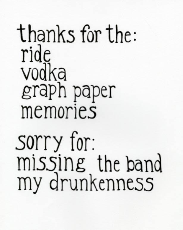 Thanks And Sorry Archival Pigment Print
