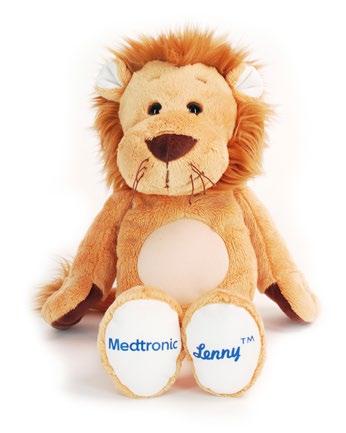 LENNY THE LION LARGE PLUSH TOY Large plush Lenny the Lion toy with 6 practice