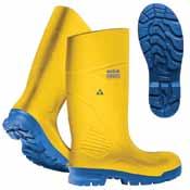 line for customizable boot height Mineral, Organic and Chemical Resistant Reinforced ankle protection and extra ankle room to prevent rubbing Ergonomically designed