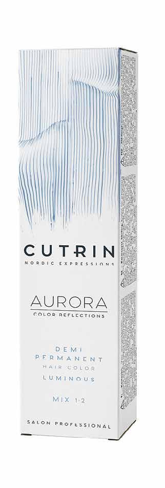 Thanks to innovative Cutrin Color Radiance technology, the color molecules and natural arctic active ingredients of the emulsion mix evenly with the developer and find their way to the hair