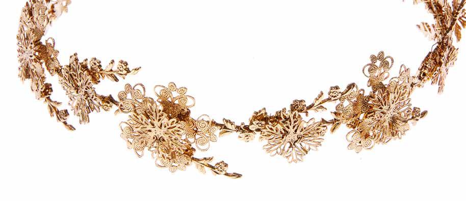 Nyssa Circlet - 111AB7 pg 17 Gold plated vintage brass findings