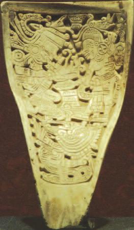 Quetzalcóatl- Ehécatl, is wearing them.