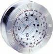 Veritas international time zone alarm clock. Available with black or white faces.