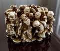 Netsuke: Eleven Figures Ivory Private Collection 64.