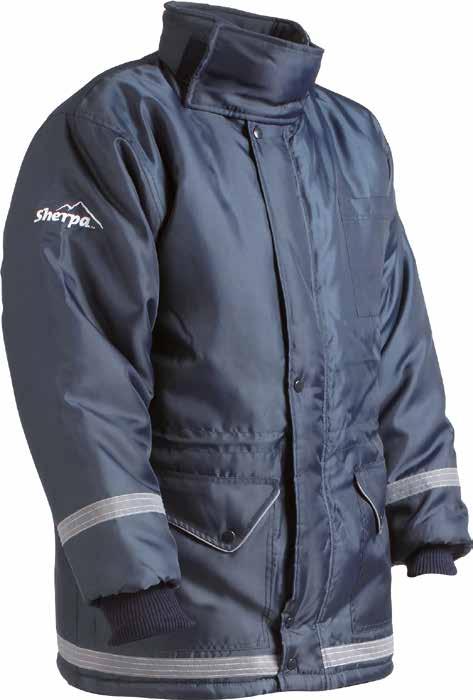 ZONE INDICATOR SJ1 Sherpa basic freezer jacket No frills attached, top quality basic freezer jacket that does exactly what it s designed for, keeping you warm. Sizes S-XXXXXL Order Code SJ1 Price 35.