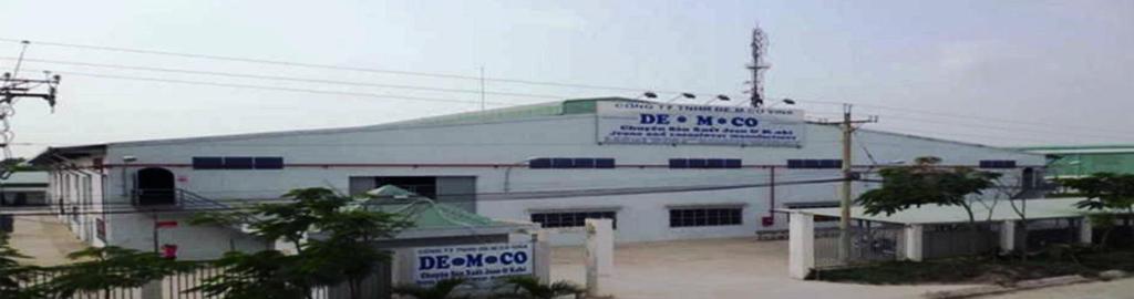 DE.M.CO VINA UNIT 2 Unit 2: 6284 square meters, which include: Warehouses Cutting 12 sewing lines Further