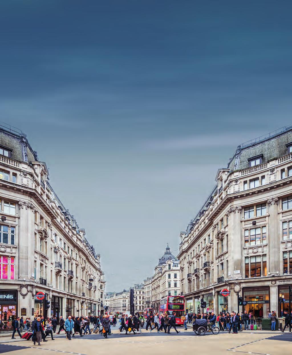 Oxford Street, Long cre and heapside Oxford Street records the highest footfall in our survey.