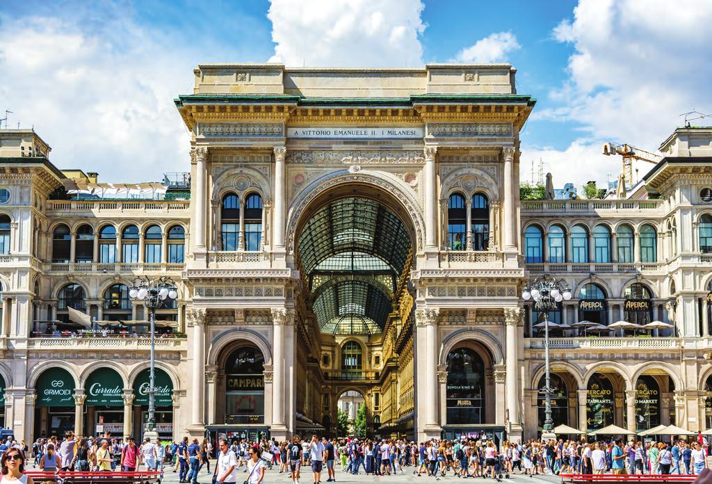 Milan, global fashion capital, deeply influences retailing worldwide ity 1.35 Metropolitan region 4.29 every year, Milan is one of the most cosmopolitan cities in urope.