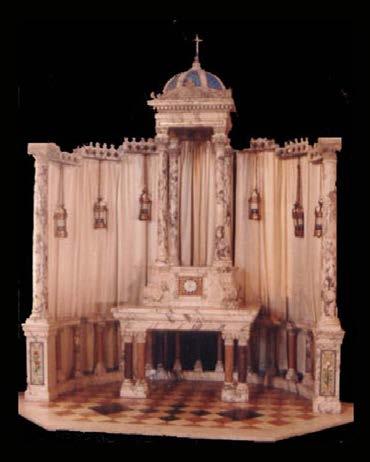 Museum Quality Marble Altar Shrine Niche KRALTAR-10 KRALTAR-10 This solid marble shrine/altar is