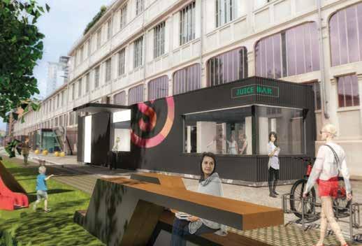 2 EMILIA DISTRICT 3 OFFICINE S Emilia District, the new trade hub that will be opened in Autumn 2019 in Parma, in viale delle Nazioni, by Impresa Pizzarotti & Co and Sonae Sierra, has already started