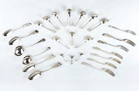 spoons, the bowls formed from Victorian 1/4 Rupee coins (15) 80-120 (plus 24% BP*) 680.