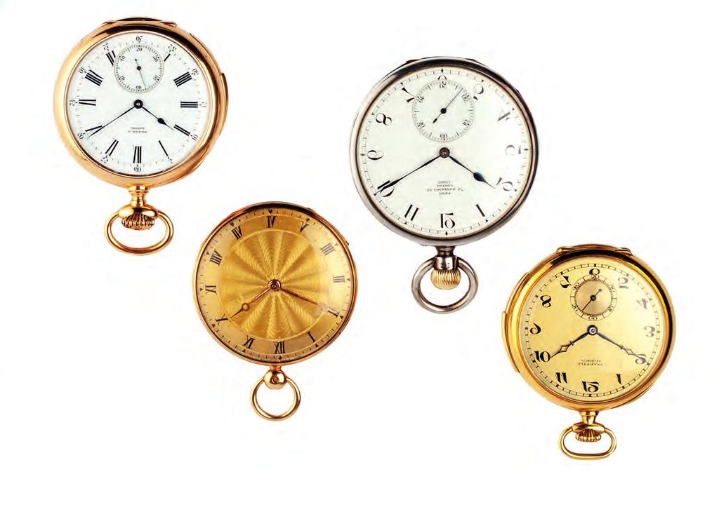 Lot 348 Lot 346 Lot 345 Lot 347 345. AN OPEN FACE QUARTER REPEATER POCKET WATCH BY E.