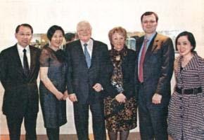 Philippe Stern, Honorary President of Patek Philippe (Left 3 & 4) Stephan Ritzmann, CEO of