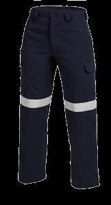 Back leg with vertical venting with FR mesh TECASAFE PLUS SIZES: S-5XL / ATPV: 9 cal/cm Yellow/Navy (YNA)